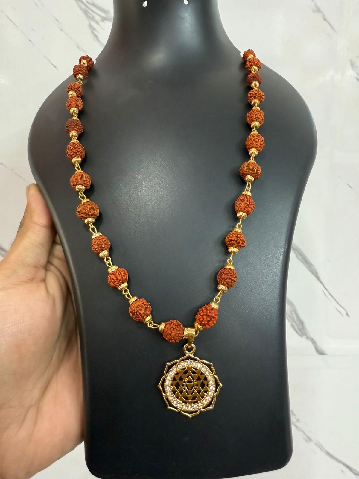 Sankatmochan Siddhi Mala with Pendant – For Protection, Power & Divine Grace (Pack of 1)