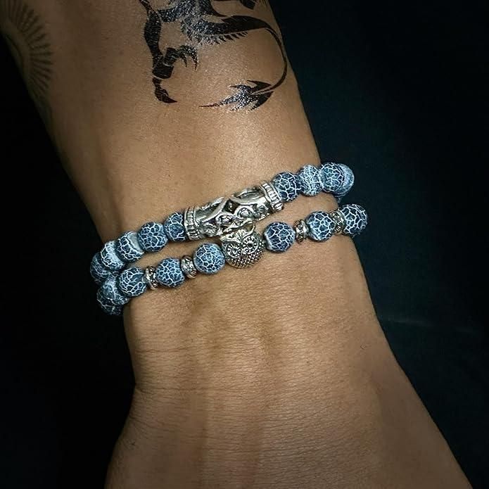 Natural Stone Owl Bracelet โ Where Style Meets Spiritual Elegance