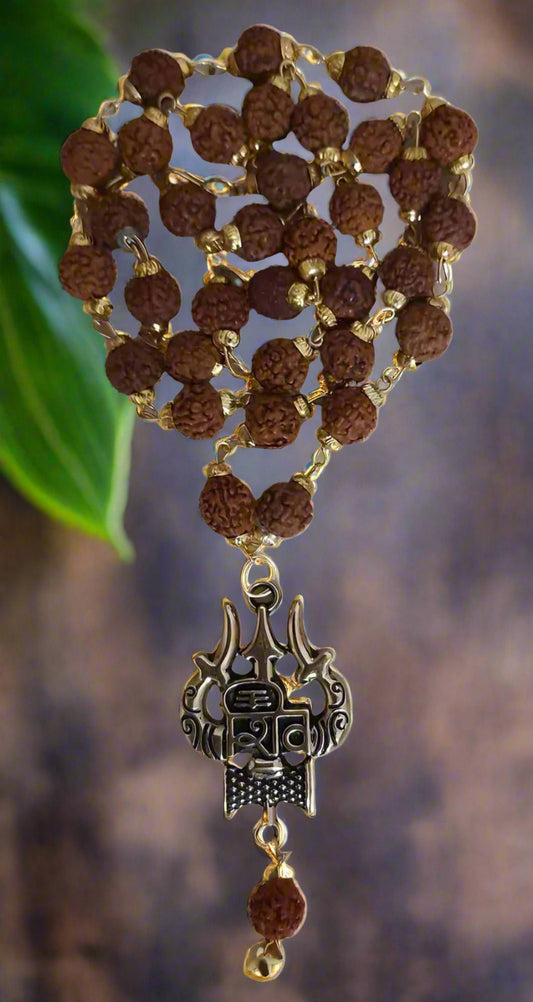 BD Latest Rudraksha Gold Plated Chain – Bold Devotion, Timeless Style