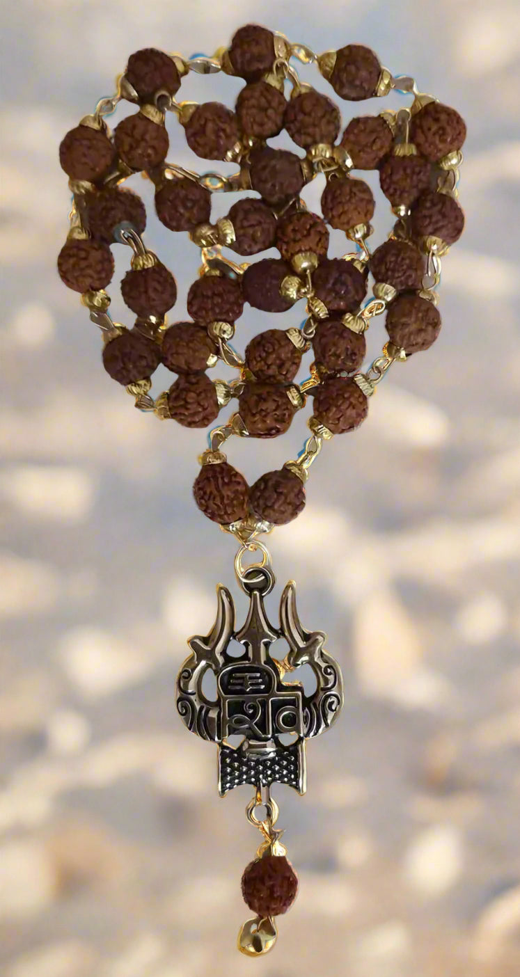 BD Latest Rudraksha Gold Plated Chain โ Bold Devotion, Timeless Style