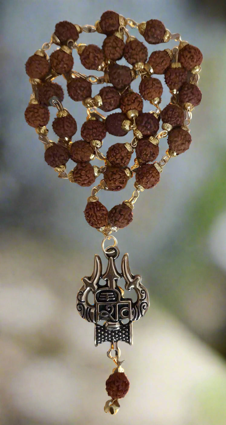 BD Latest Rudraksha Gold Plated Chain โ Bold Devotion, Timeless Style