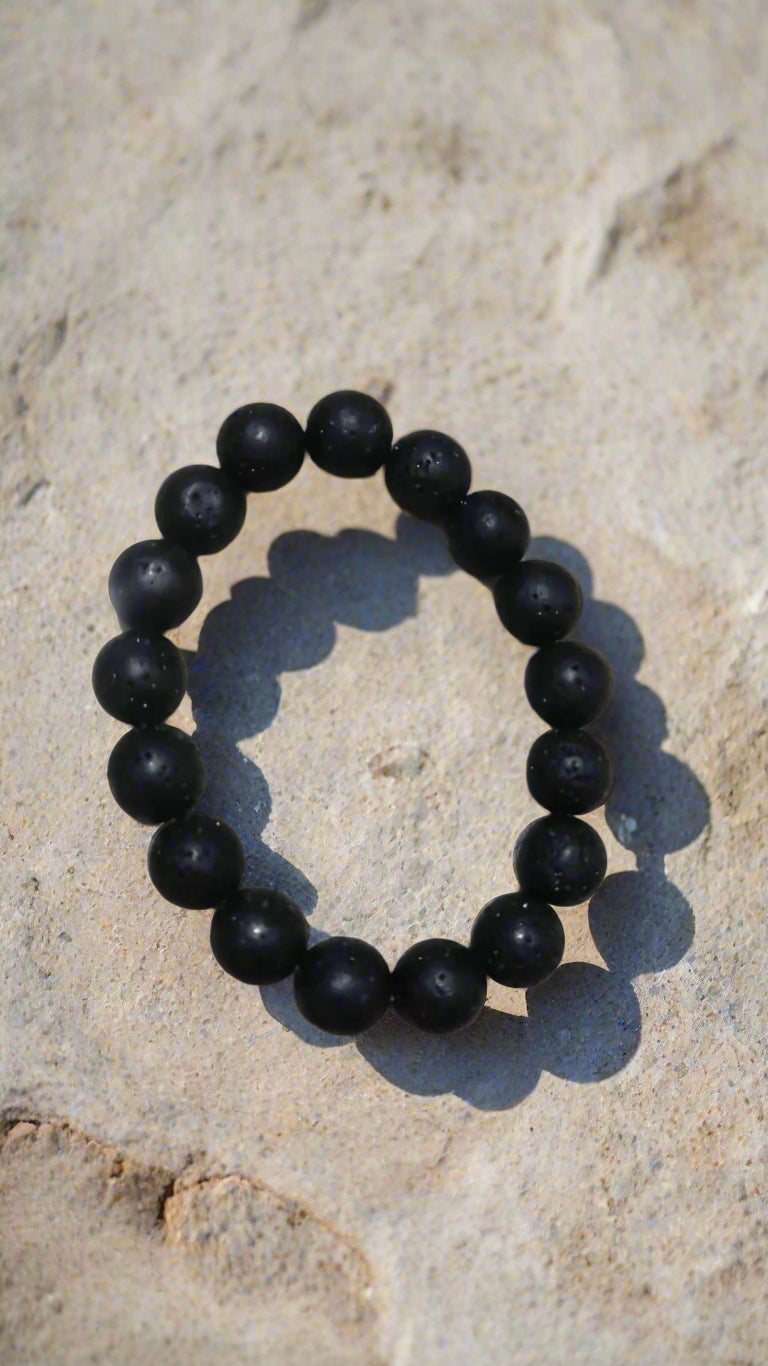Natural Lava Rock Bracelet
