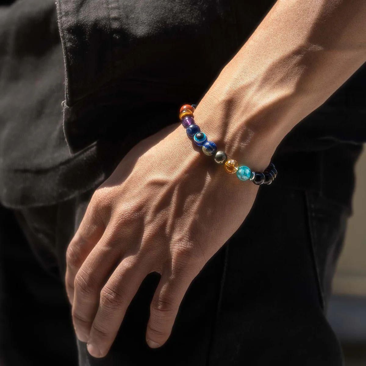 Super 9 Chakra Bracelet – Balance Your Energy, Heal Your Life (Unisex, Pack of 1)