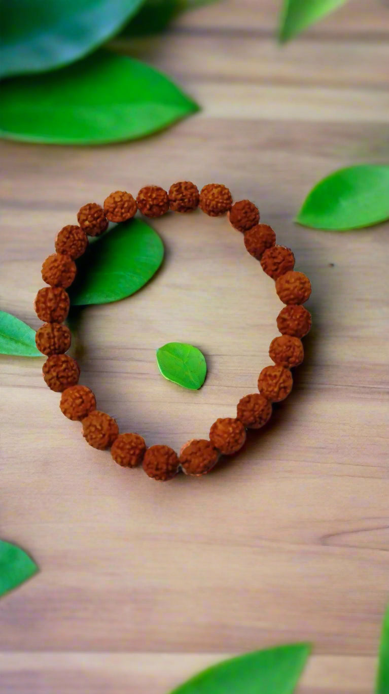 5 Mukhi Rudraksha Bracelet – Pack of 1 (Original & Energized)