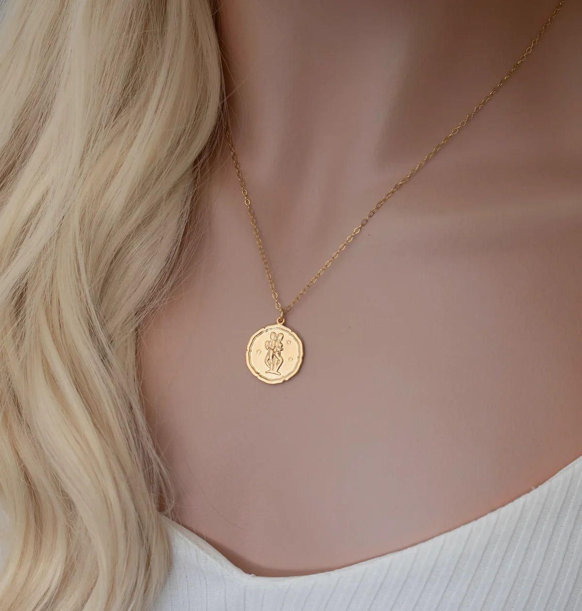 Gold Plated Zodiac Sign Necklace – Wear Your Stars in Style