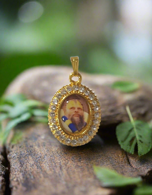 Premanand Maharaj Pendant with Chain – Sterling Silver (Pack of 1)