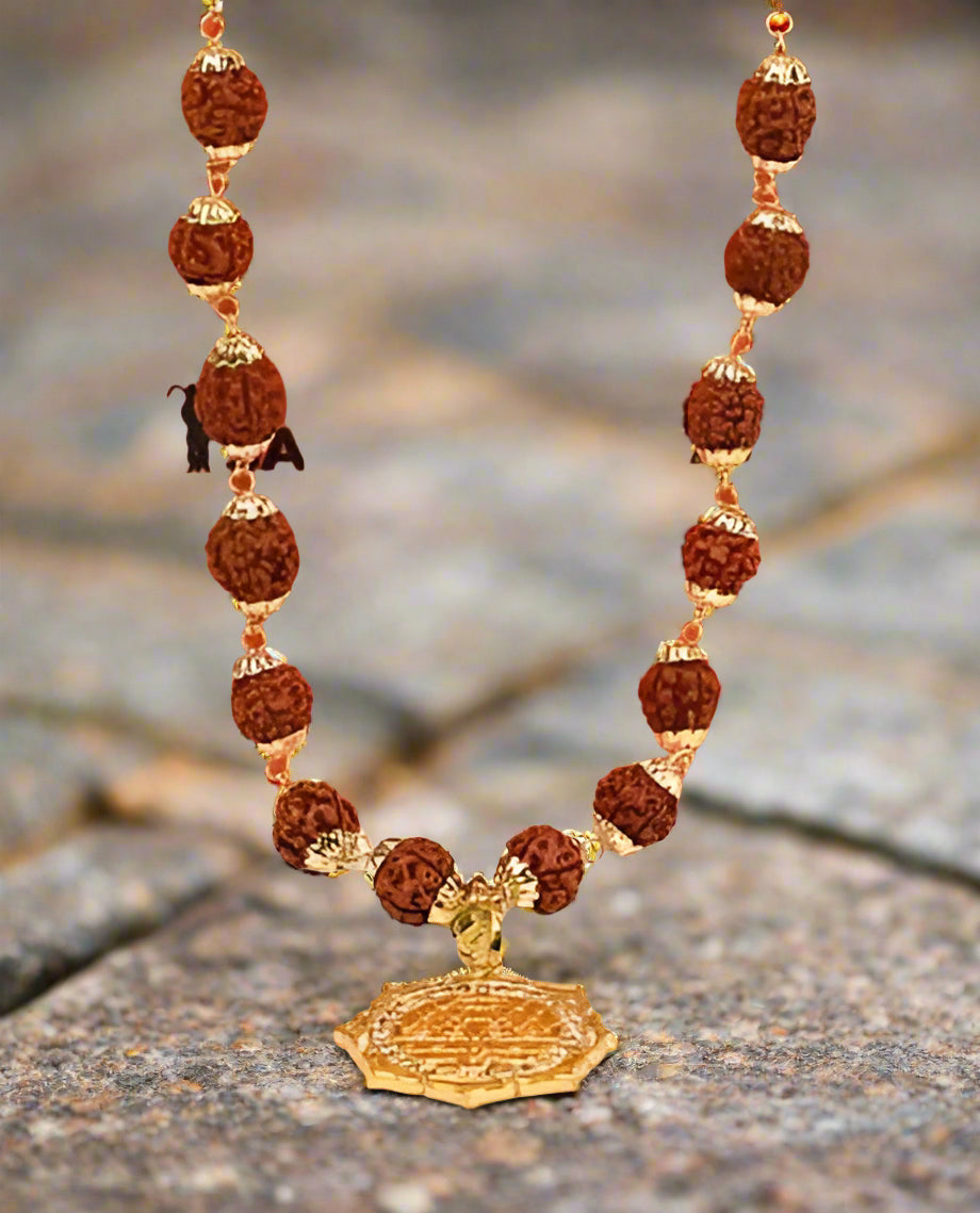 Sankatmochan Siddhi Mala with Pendant – For Protection, Power & Divine Grace (Pack of 1)