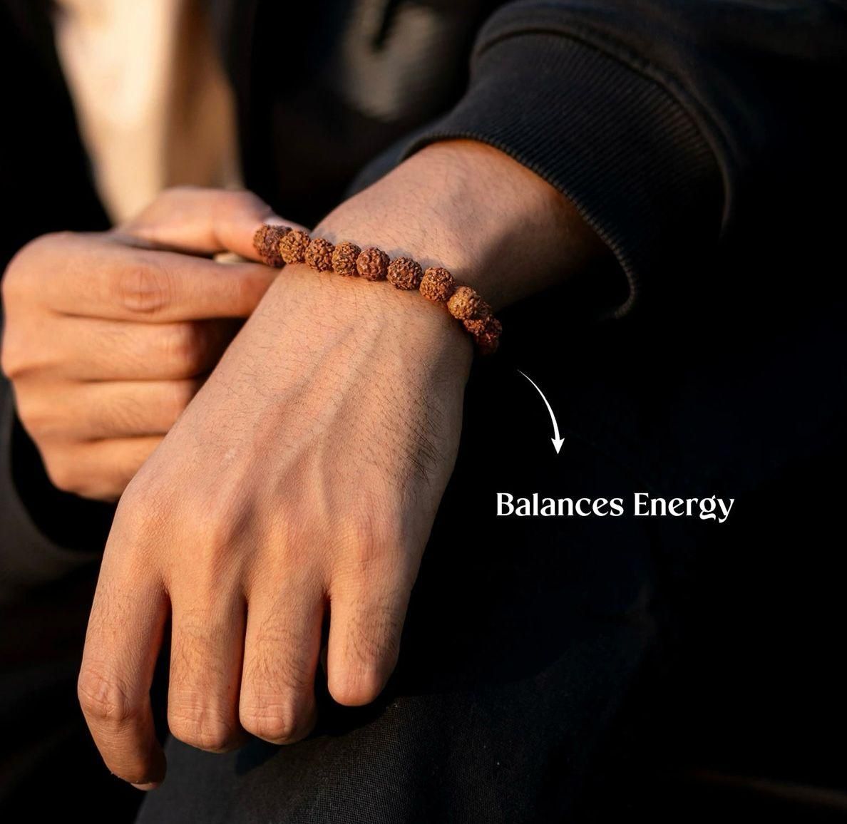 Original 7 Mukhi Rudraksha Bracelet