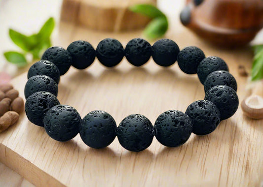 Natural Lava Rock Bracelet