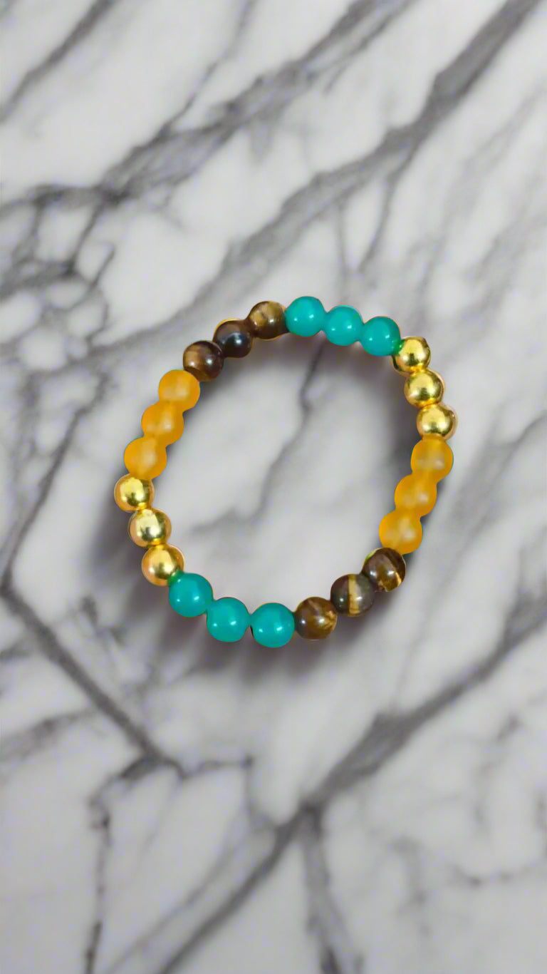 Natural Money Beads Bracelet โ Attract Prosperity with Every Step