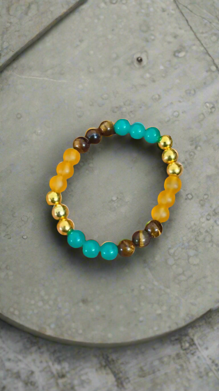 Natural Money Beads Bracelet โ Attract Prosperity with Every Step