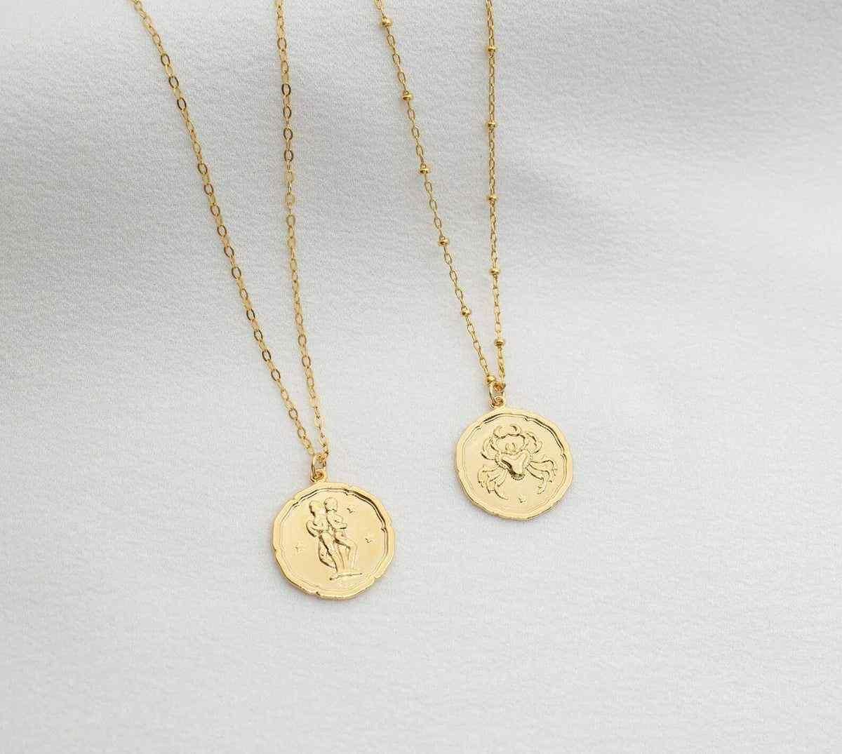 Gold Plated Zodiac Sign Necklace – Wear Your Stars in Style