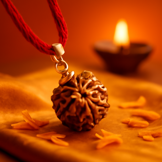 Original 5 Mukhi Rudraksha Bead Chain