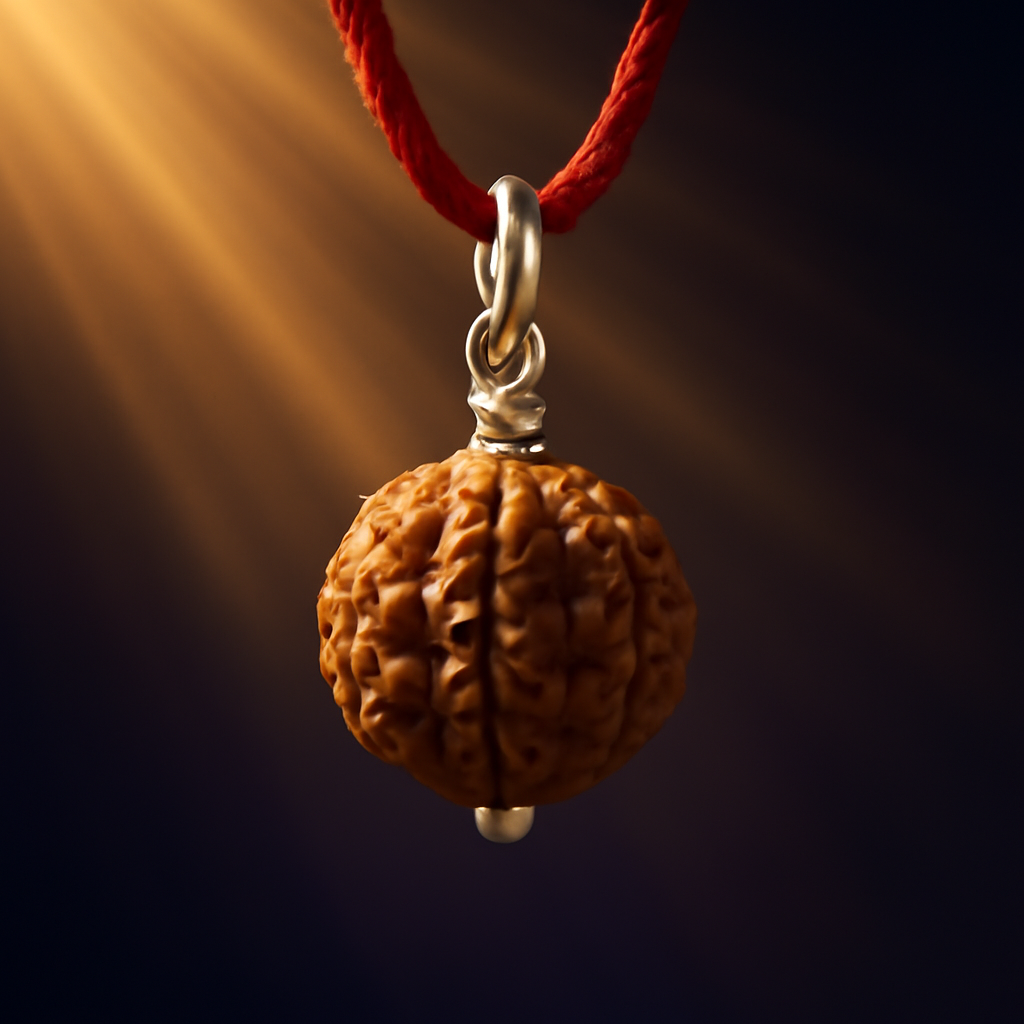 Original 5 Mukhi Rudraksha Bead Chain