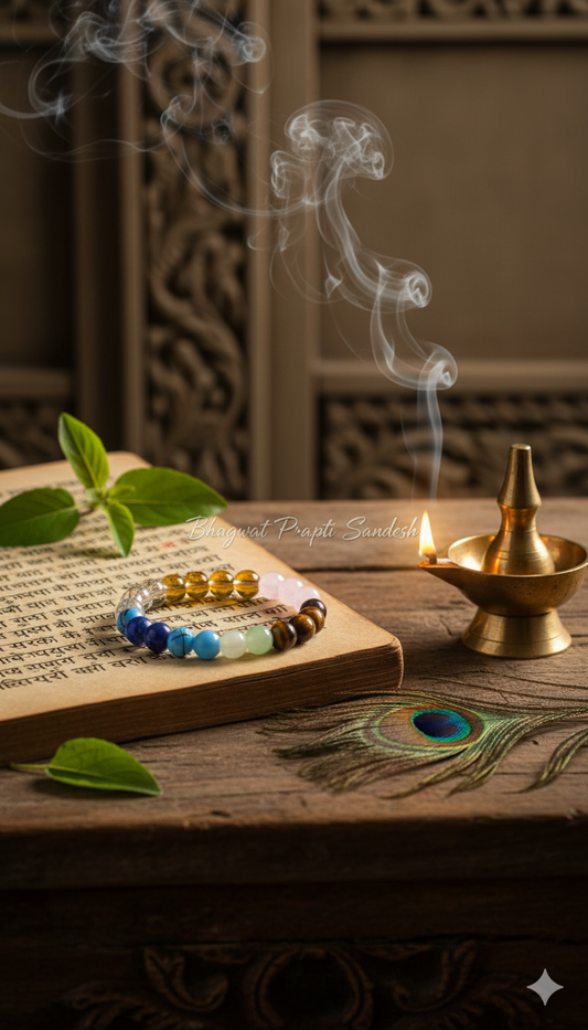 Education Crystal Beads Bracelet – Focus, Wisdom & Inner Calm