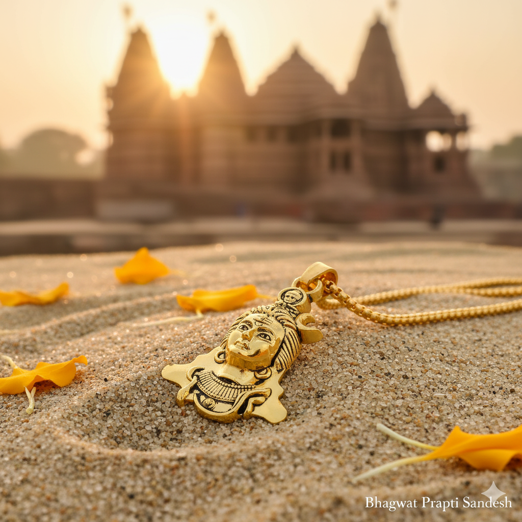 Mahadev Shiv Pendant with Chain for Protection, Peace & Divine Power