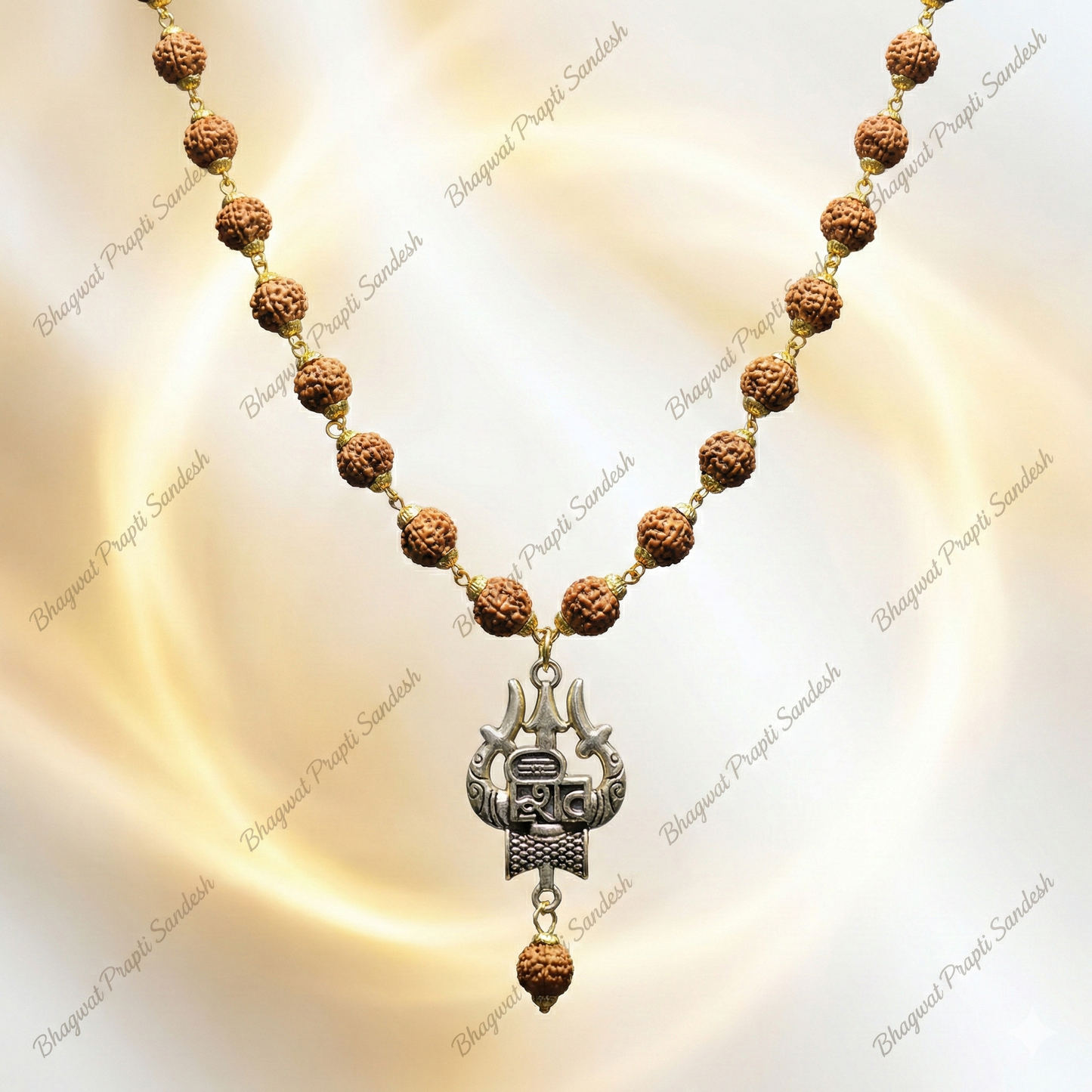 Premium Rudraksha Gold-Plated Chain for Devotion, Strength & Divine Energy