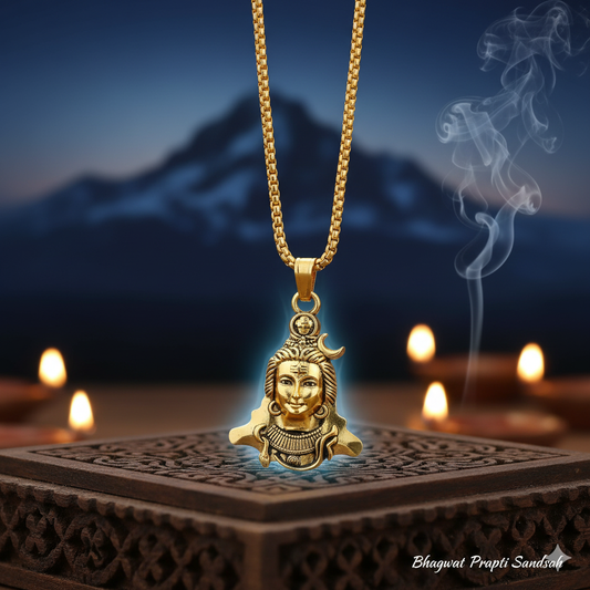 Mahadev Shiv Pendant with Chain