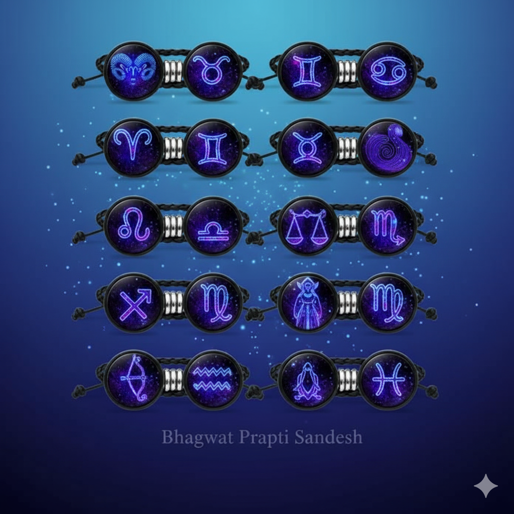 Zodiac Bracelet for Astrology Energy Balance, Protection & Personal Growth