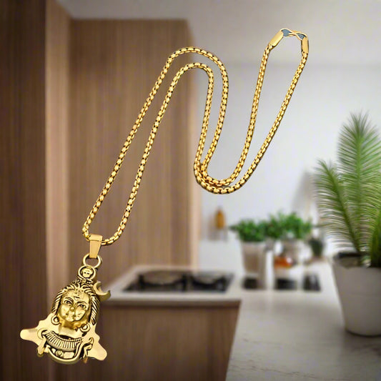 Mahadev Shiv Pendant with Chain
