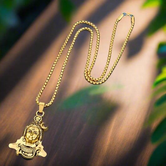 Mahadev Shiv Pendant with Chain