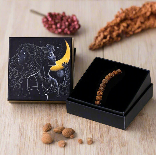 5 Mukhi Rudraksha Bracelet – Pack of 1 (Original & Energized)