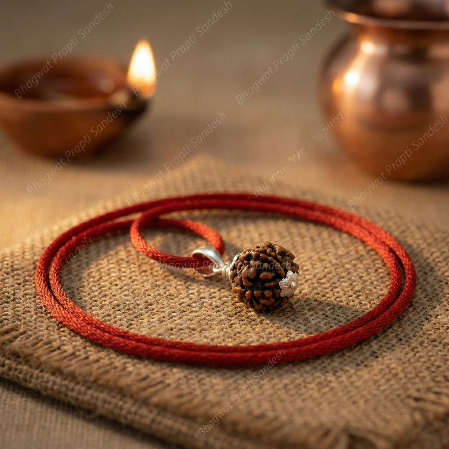 Authentic 5 Mukhi Rudraksha Chain for Stress Relief