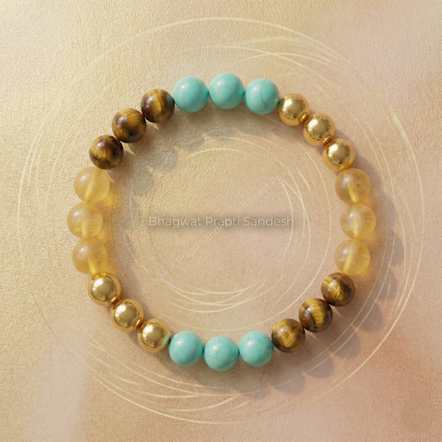 Vastu Healing Natural Money Beads Bracelet for Income Growth & Stability