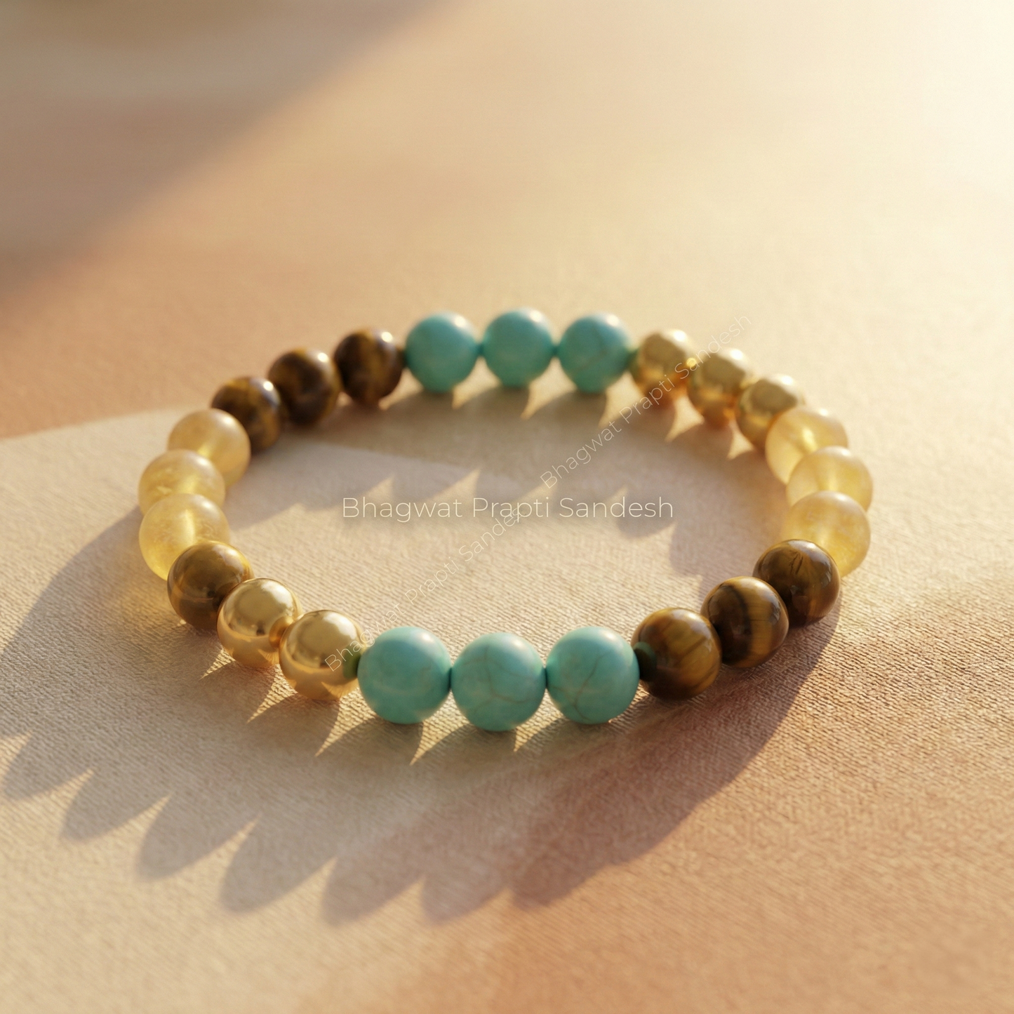 Vastu Healing Natural Money Beads Bracelet for Income Growth & Stability