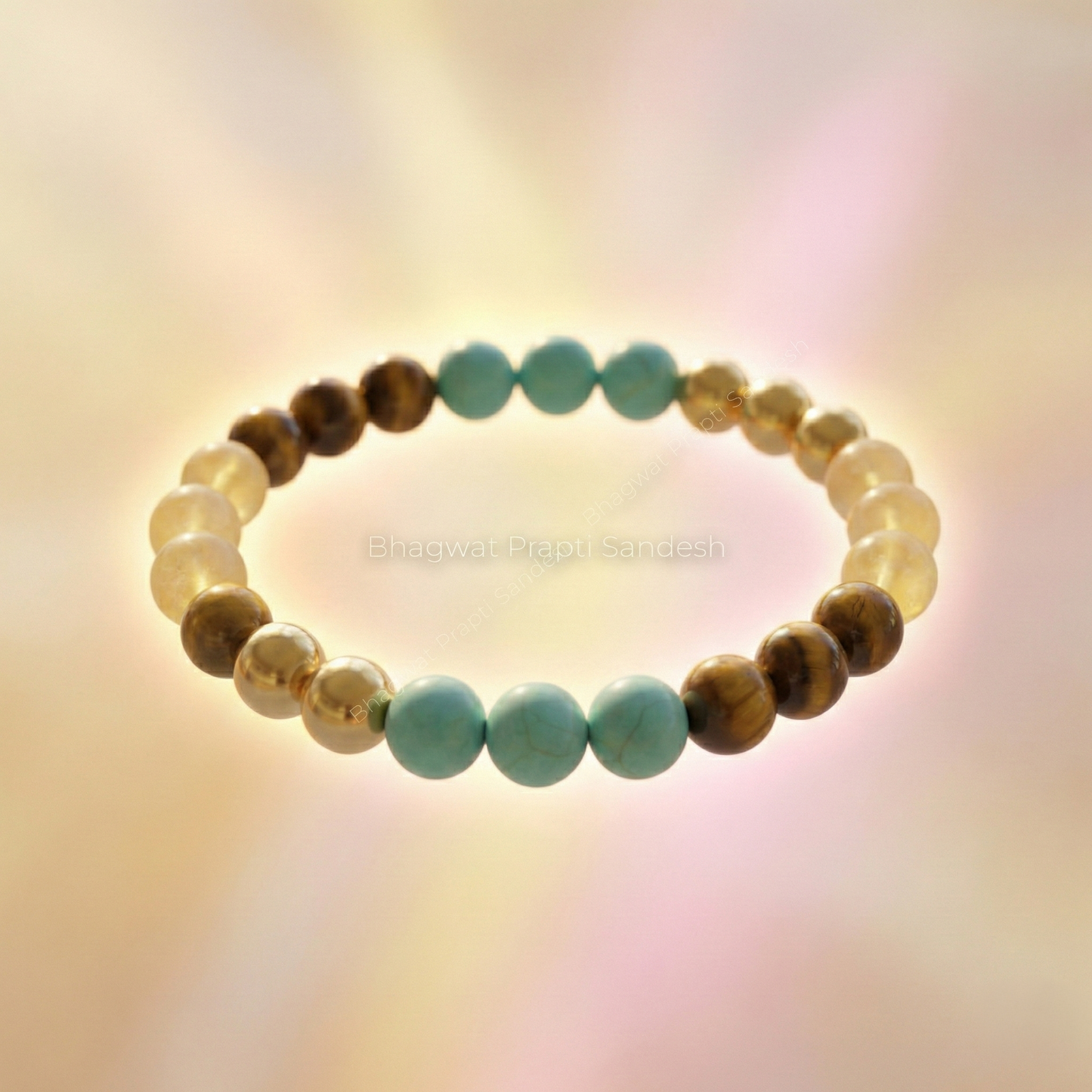 Vastu Healing Natural Money Beads Bracelet for Income Growth & Stability