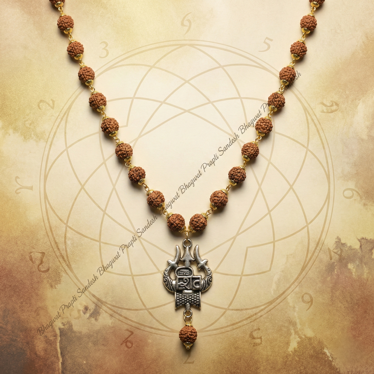 Premium Rudraksha Gold-Plated Chain for Devotion, Strength & Divine Energy