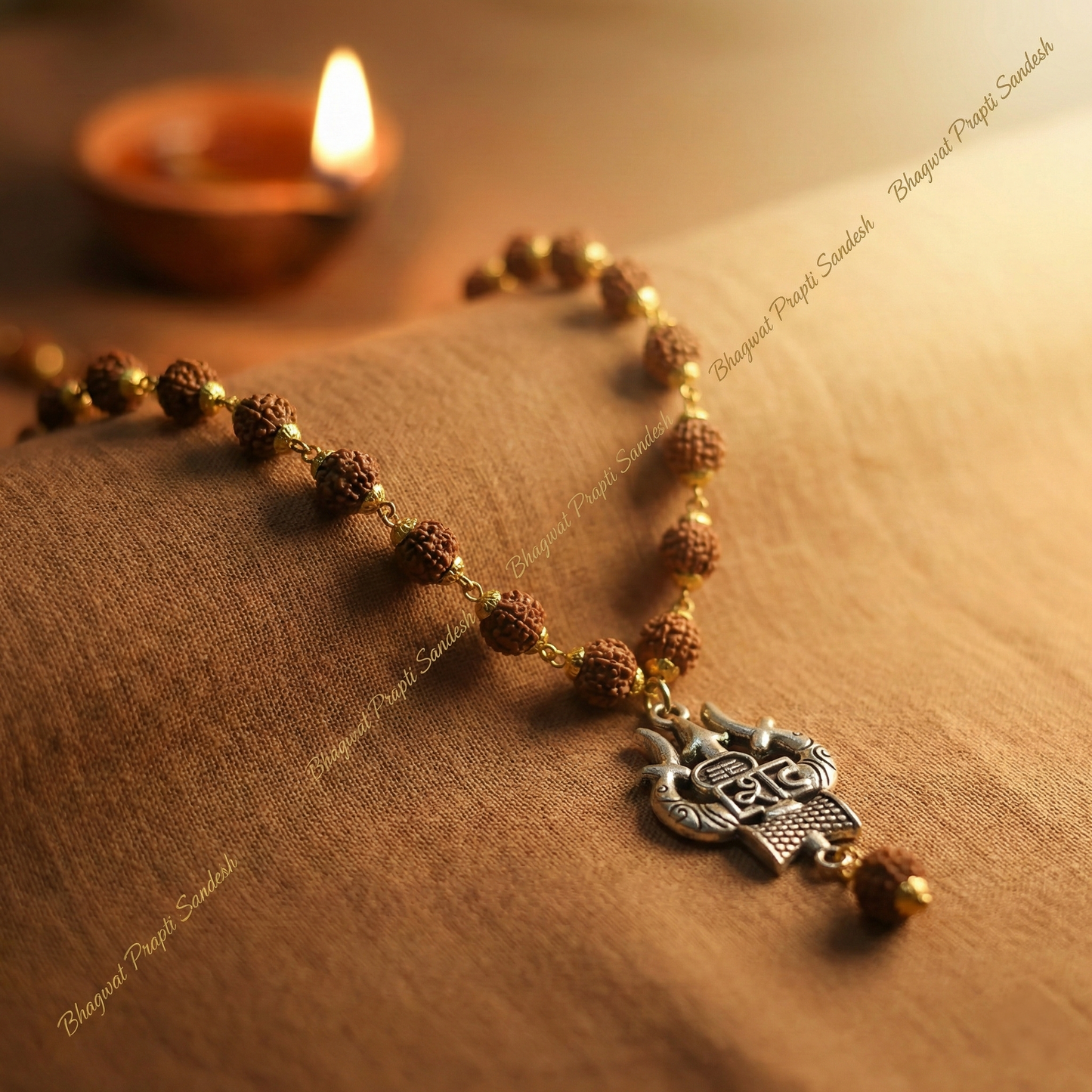 Premium Rudraksha Gold-Plated Chain for Devotion, Strength & Divine Energy