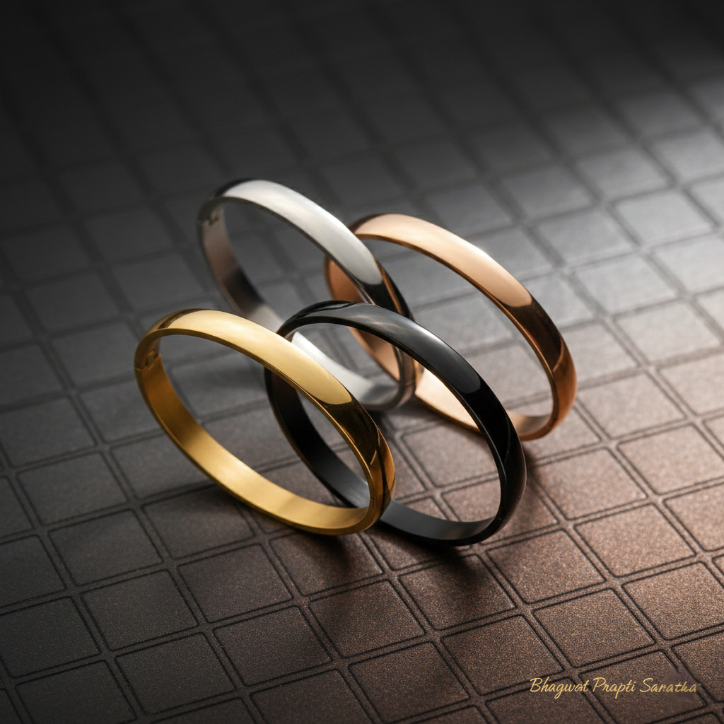 Stainless Steel Kada Bracelet for Men