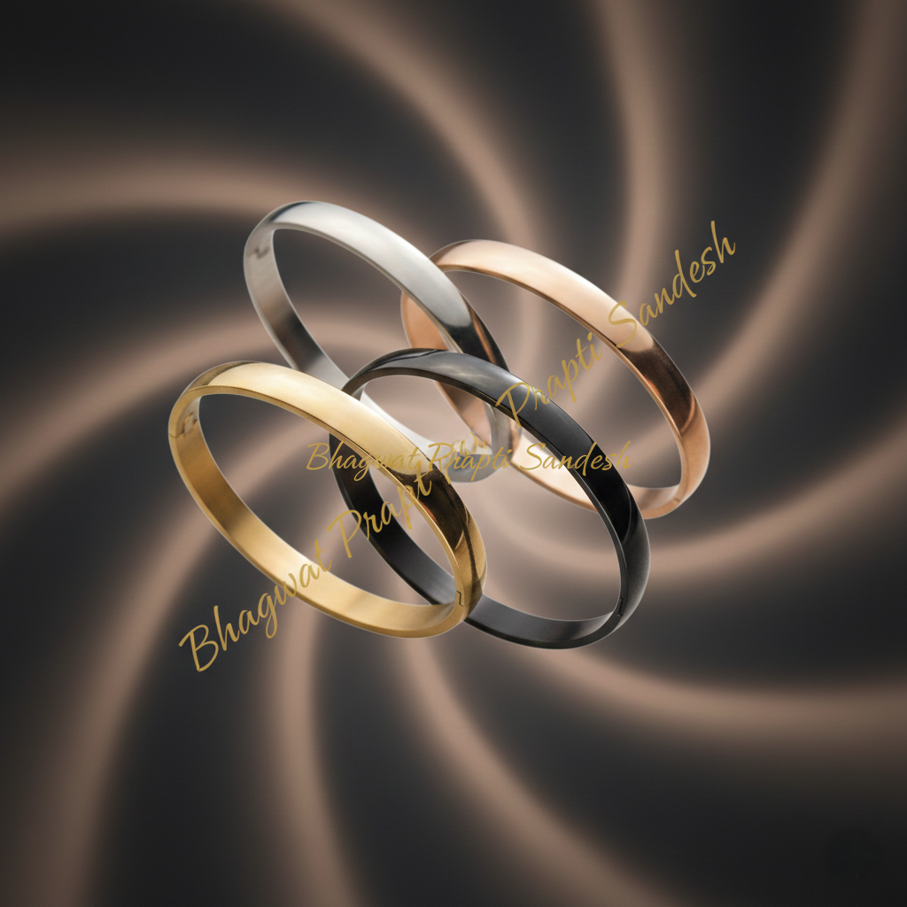 Stainless Steel Kada Bracelet for Men