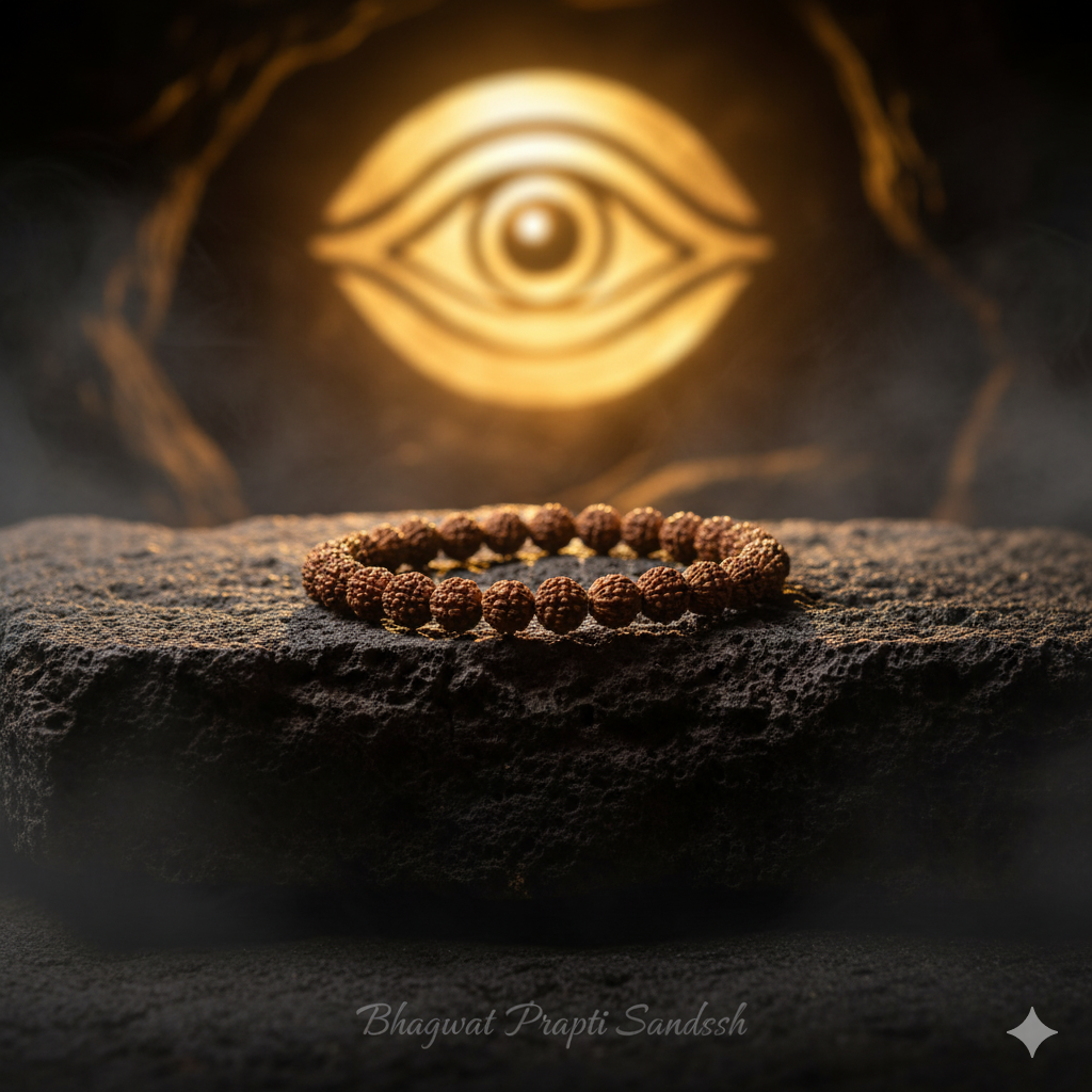 5 Mukhi Rudraksha Bracelet for Peace, Protection & Spiritual Balance