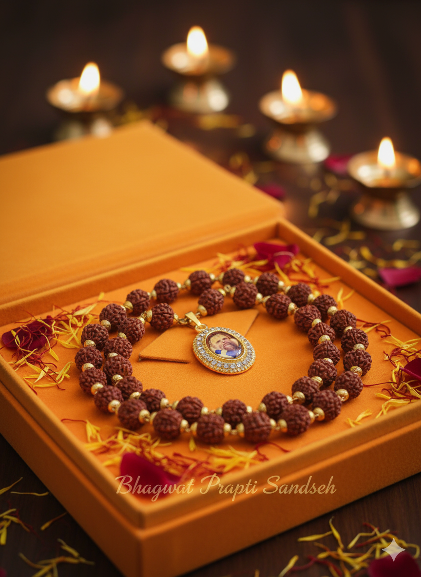 Premanand Maharaj Rudraksha Mala for Peace, Bhakti & Spiritual Protection
