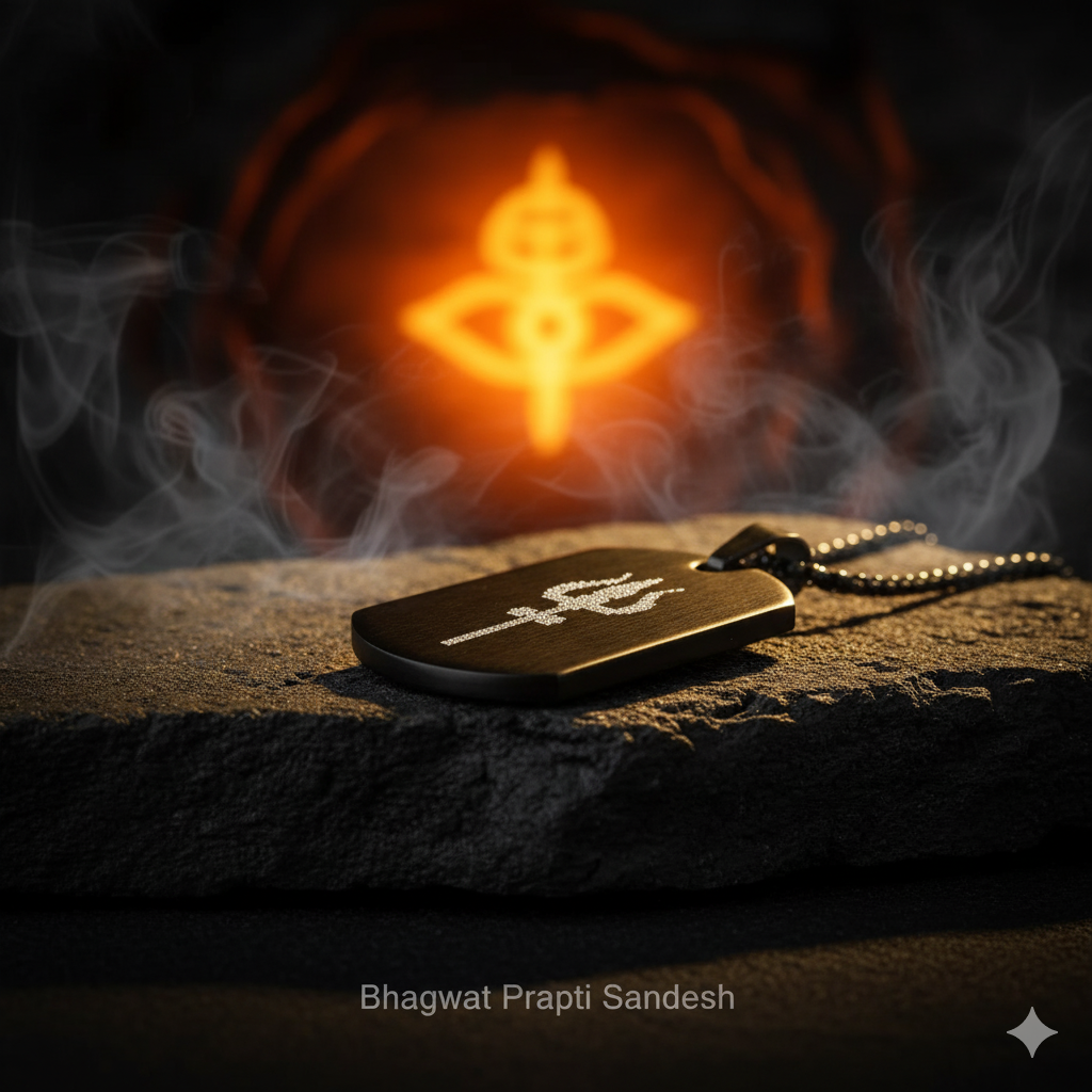 Mahadev Trishul Pendant with Chain for Protection, Strength & Shiva Blessings