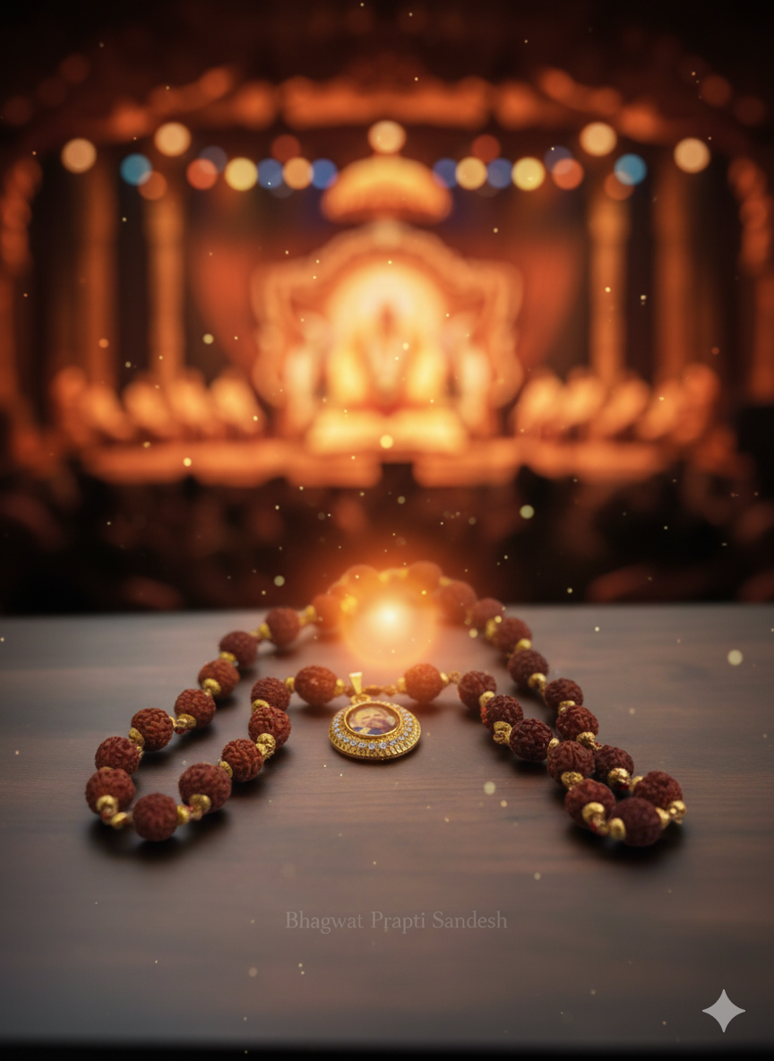 Premanand Maharaj Rudraksha Mala for Peace, Bhakti & Spiritual Protection