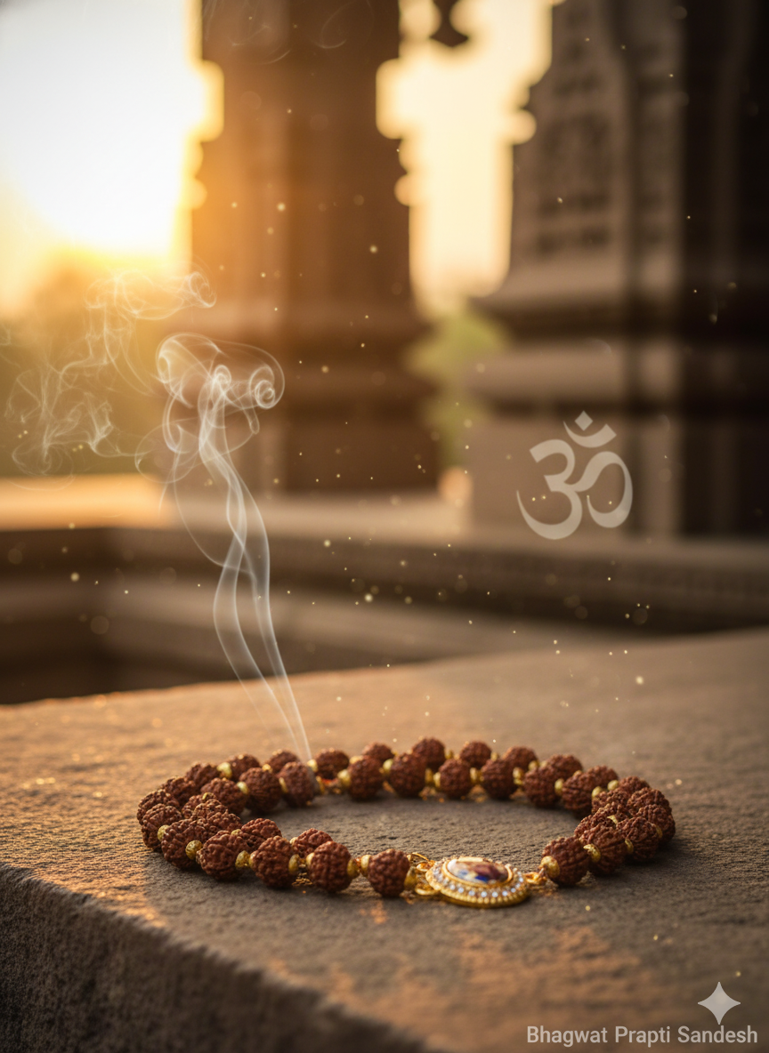 Premanand Maharaj Rudraksha Mala for Peace, Bhakti & Spiritual Protection